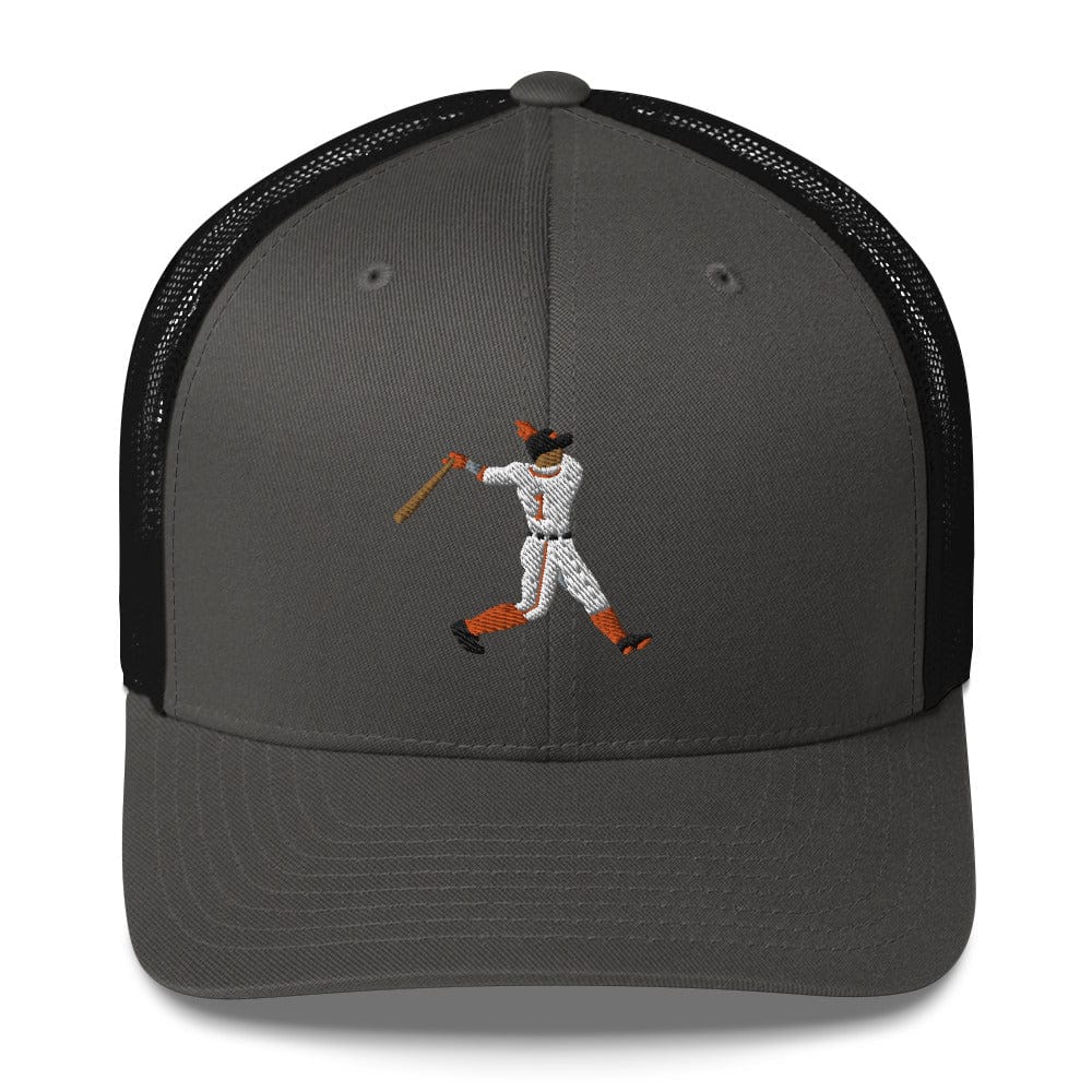 Upper Decked | Trucker | black + orange