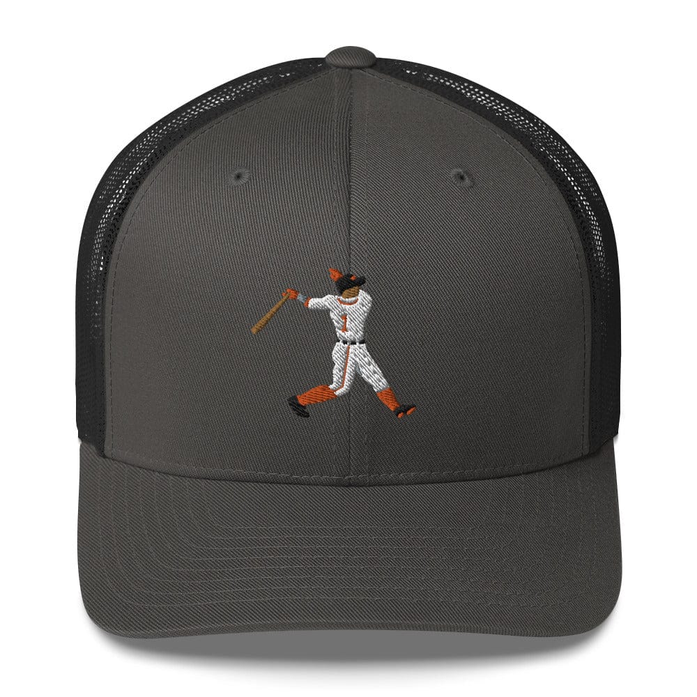 Upper Decked | Trucker | black + orange