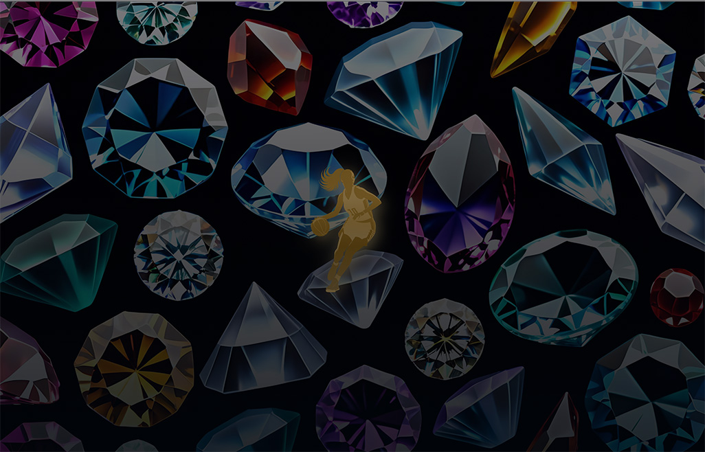 A branded image of a basketball player